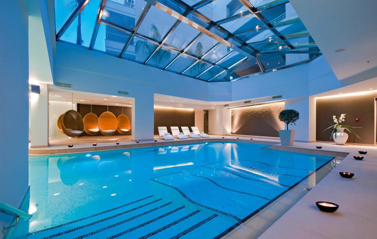 ปอร์โต ปลาตาเนียส บีช รีสอร์ต แอนด์ สปา Hotel ปลาเตเนียส ภายนอก รูปภาพ The swimming pool at the hotel
