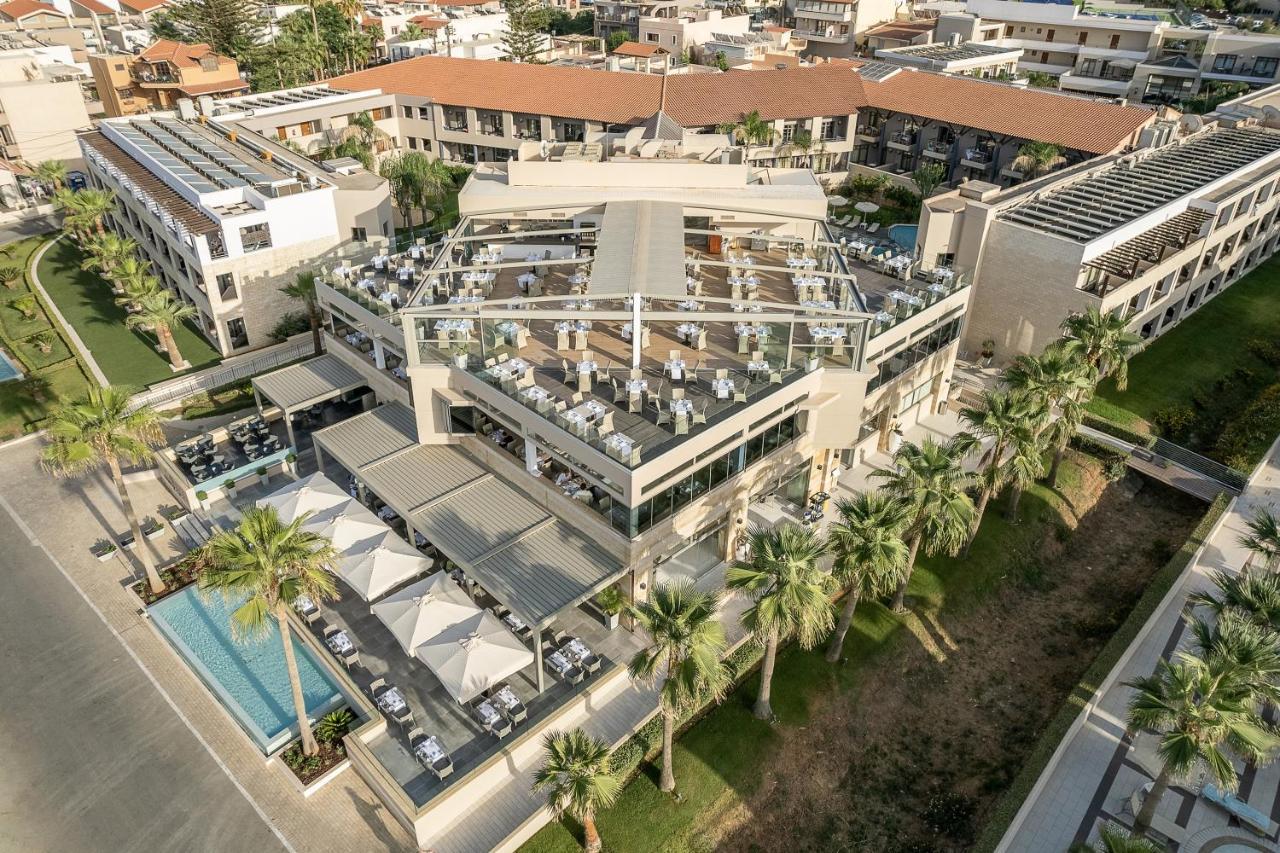 ปอร์โต ปลาตาเนียส บีช รีสอร์ต แอนด์ สปา Hotel ปลาเตเนียส ภายนอก รูปภาพ Aerial view of the hotel