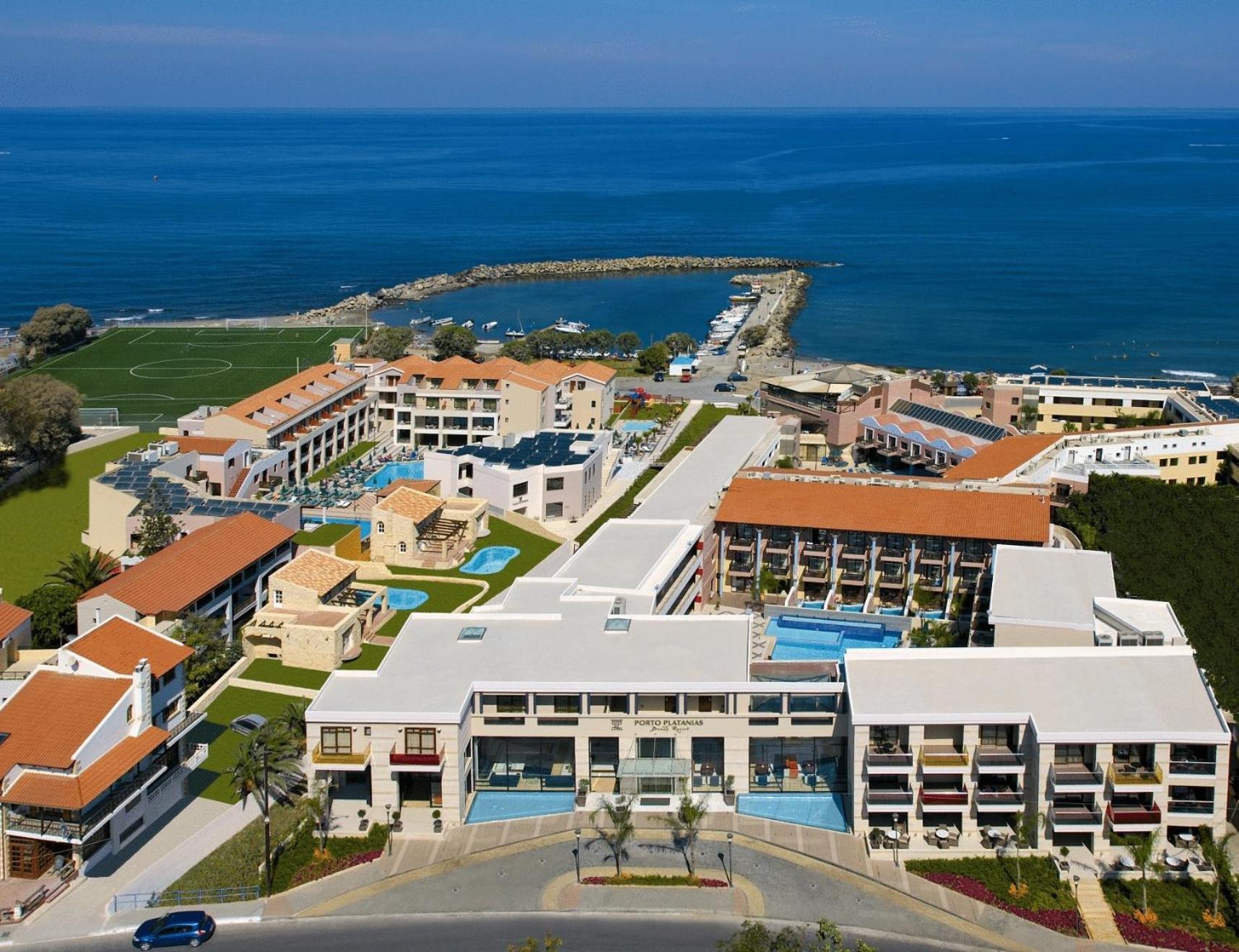 ปอร์โต ปลาตาเนียส บีช รีสอร์ต แอนด์ สปา Hotel ปลาเตเนียส ภายนอก รูปภาพ Nissi Beach Hotel